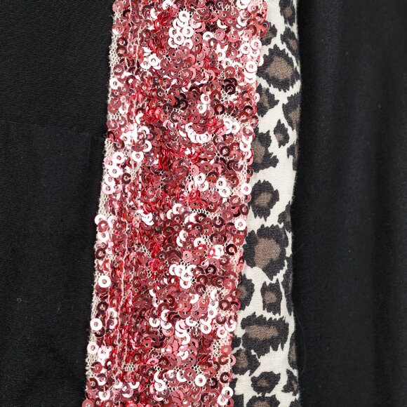 Comme des Garcons Homme Plus SS/18 Black Leopard & Sequin-Trim Shirt - Picture 6 of 14